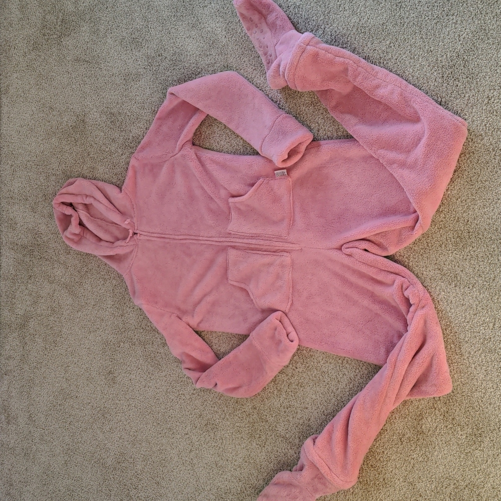 Like New Fleece Hoodie Footie